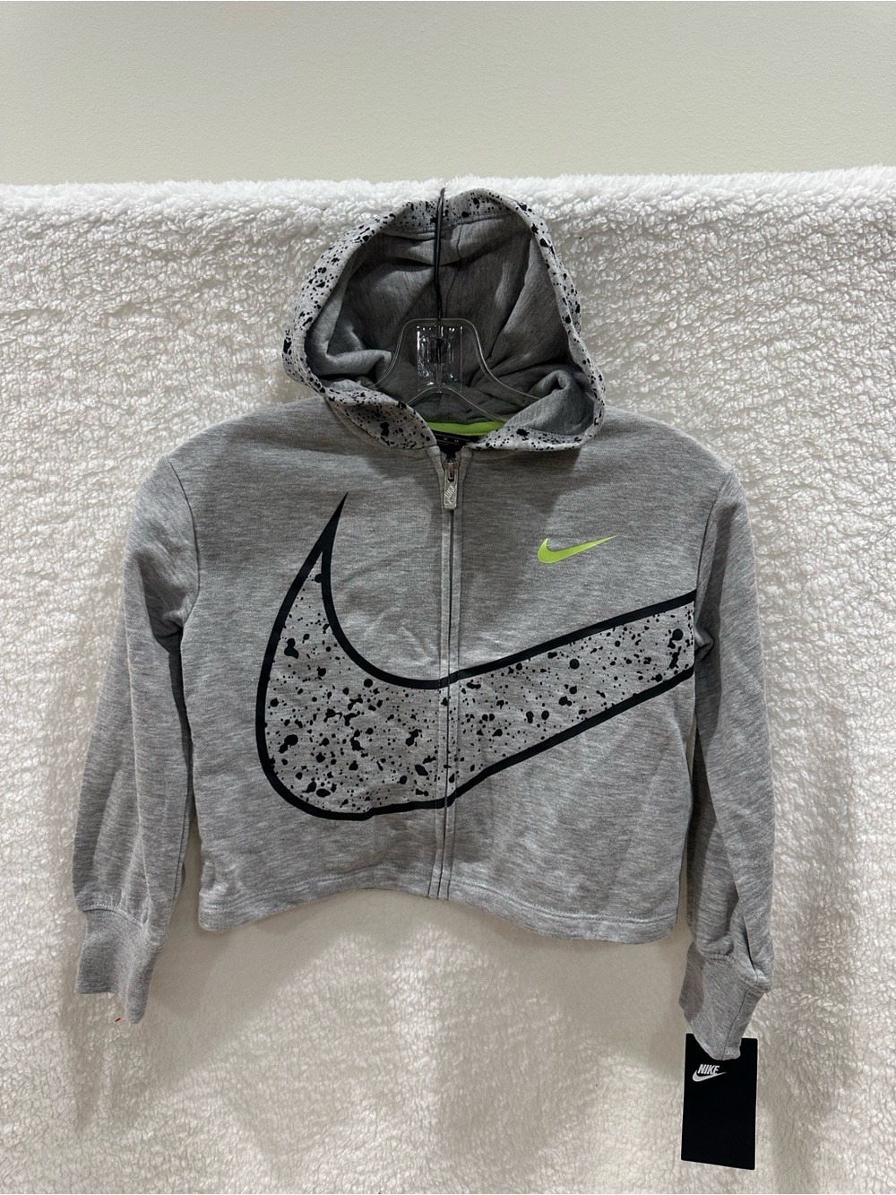 Girl’s Nike Gray Zip Hoodie